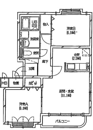 篠路駅 徒歩12分 3階の物件間取画像